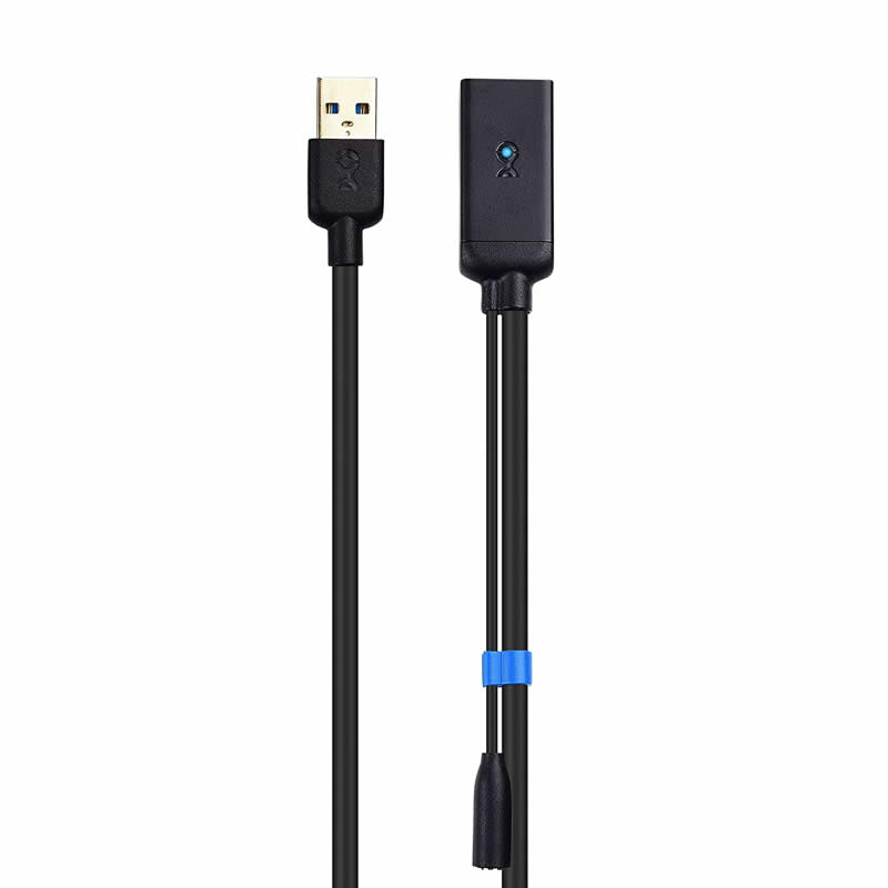 Prodlužovací kabel USB 3.0 Samec na samičí zesilovač signálu zesilovače signálu s napájecím adaptérem 5V / 2A
